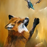 Fox dances for Hummingbird